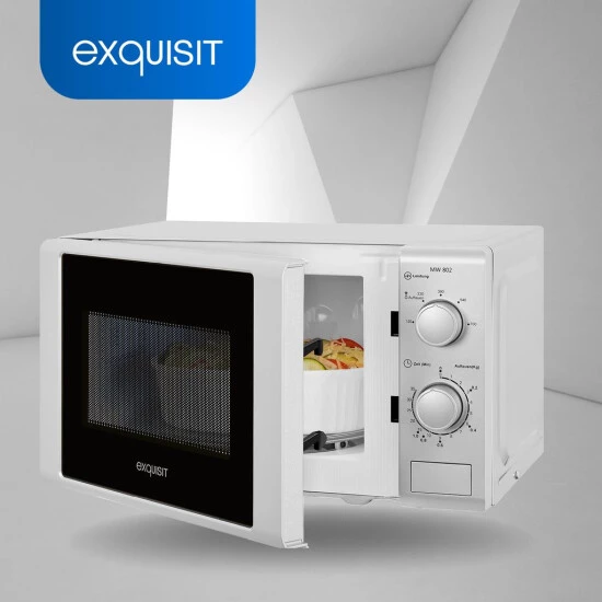 Budget 🎉 Exquisit Mikrowelle MW 802 Silber | 700 Watt | Silber 🔥 3 Budget 🎉 Exquisit Mikrowelle MW 802 Silber | 700 Watt | Silber 🔥 – Bild 2