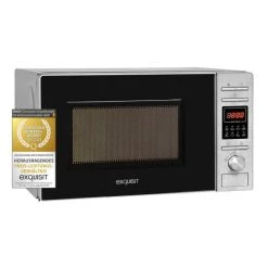 Auslauf 🤩 Exquisit Mikrowelle MW 820 DI | 700 Watt | Silber 😍