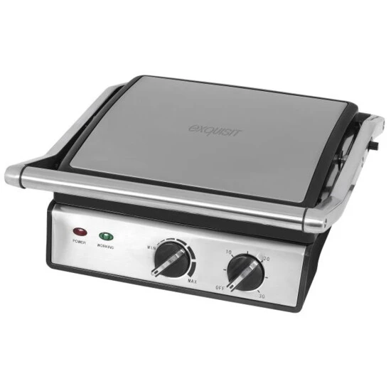 Bester Verkauf 😍 Exquisit Kontaktgrill KG 6102 Isw | Antihaftbeschichtete Grillplatten | Stufenlos Einstellbar | 2000 Watt | Edelstahl ❤️ 1 Bester Verkauf 😍 Exquisit Kontaktgrill KG 6102 Isw | Antihaftbeschichtete Grillplatten | Stufenlos Einstellbar | 2000 Watt | Edelstahl ❤️