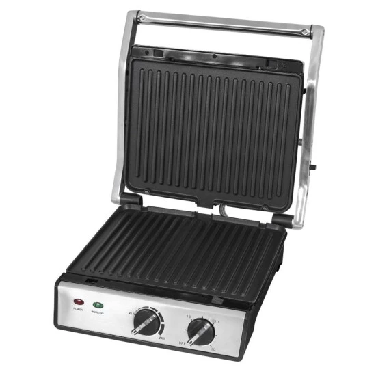 Bester Verkauf 😍 Exquisit Kontaktgrill KG 6102 Isw | Antihaftbeschichtete Grillplatten | Stufenlos Einstellbar | 2000 Watt | Edelstahl ❤️ 2 Bester Verkauf 😍 Exquisit Kontaktgrill KG 6102 Isw | Antihaftbeschichtete Grillplatten | Stufenlos Einstellbar | 2000 Watt | Edelstahl ❤️ – Bild 2