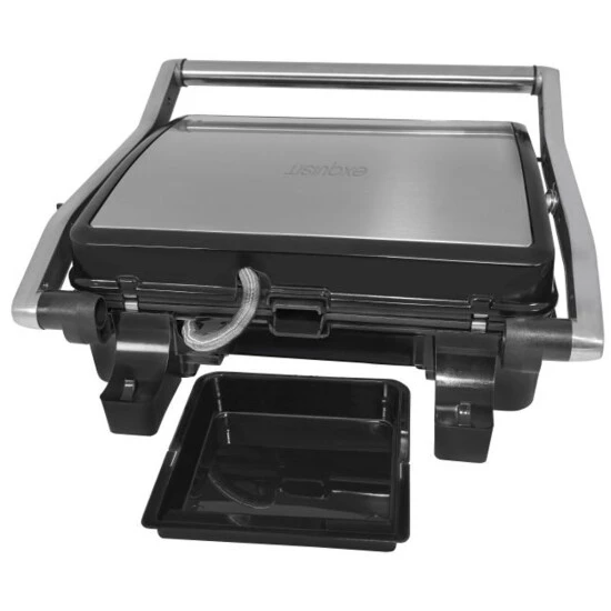 Bester Verkauf 😍 Exquisit Kontaktgrill KG 6102 Isw | Antihaftbeschichtete Grillplatten | Stufenlos Einstellbar | 2000 Watt | Edelstahl ❤️ 3 Bester Verkauf 😍 Exquisit Kontaktgrill KG 6102 Isw | Antihaftbeschichtete Grillplatten | Stufenlos Einstellbar | 2000 Watt | Edelstahl ❤️ – Bild 3