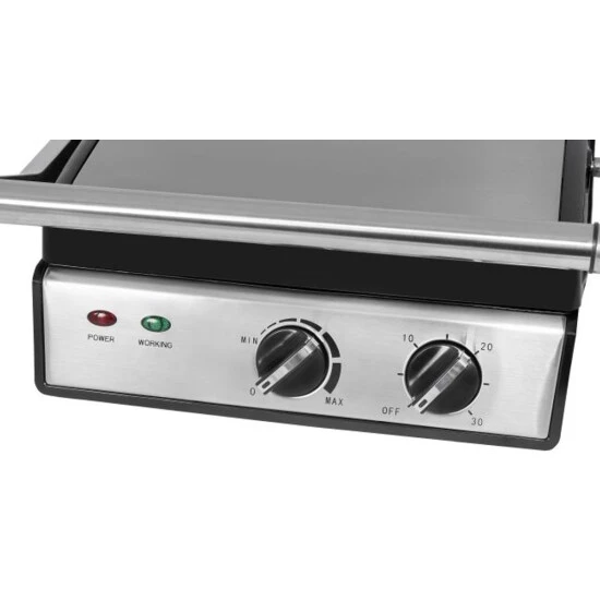 Bester Verkauf 😍 Exquisit Kontaktgrill KG 6102 Isw | Antihaftbeschichtete Grillplatten | Stufenlos Einstellbar | 2000 Watt | Edelstahl ❤️ 4 Bester Verkauf 😍 Exquisit Kontaktgrill KG 6102 Isw | Antihaftbeschichtete Grillplatten | Stufenlos Einstellbar | 2000 Watt | Edelstahl ❤️ – Bild 4