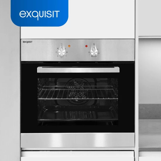 Budget 🛒 Exquisit EBE 555-2 U Elektro-Einbaubackofen | Grill | Ober- / Unterhitze | Umluft | Inox 🎁 4 Budget 🛒 Exquisit EBE 555-2 U Elektro-Einbaubackofen | Grill | Ober- / Unterhitze | Umluft | Inox 🎁 – Bild 2
