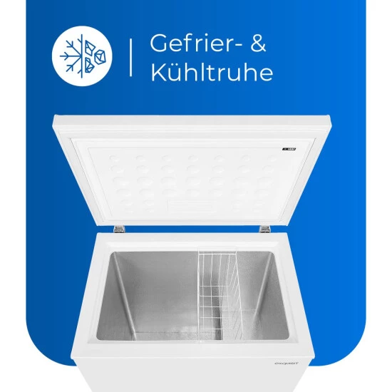 Blitzangebot 🎉 Exquisit Gefriertruhe GT150-E-040F Weiss | Standgerät | 142 L Volumen | Weiß 😍 6 Blitzangebot 🎉 Exquisit Gefriertruhe GT150-E-040F Weiss | Standgerät | 142 L Volumen | Weiß 😍 – Bild 4