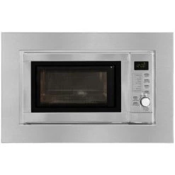 Bestpreis 🌟 Exquisit Einbaumikrowelle EMW 19-7 G | 700 Watt | Grill | Edelstahl ❤️