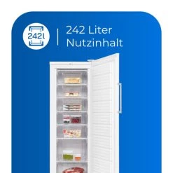 Schlussverkauf 💯 Exquisit Gefrierschrank GS280-H-040E Weiss | Standgerät | 242 L Volumen | Weiß 👏 -Exquisit Verkaufsladen unnamed file 1134