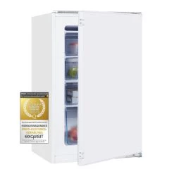 Angebote 🤩 Exquisit Einbaugefrierschrank EGS101-080F | Einbaugerät | Schlepptürmontage | 77 L Volumen | Weiß ✨