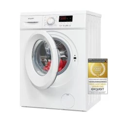 Aktion ❤️ Exquisit Waschmaschine WA8014-030E Weiss | 8 Kg Fassungsvermögen | Weiß 🌟