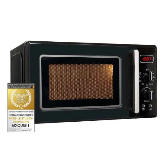 Auslauf 👏 Exquisit Mikrowelle RMW720-3GDIG Schwarz | 20 Liter Nutzinhalt | 700 Watt | Schwarz 🎁 3 Auslauf 👏 Exquisit Mikrowelle RMW720-3GDIG Schwarz | 20 Liter Nutzinhalt | 700 Watt | Schwarz 🎁