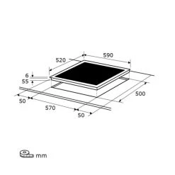 Auslauf 😉 Exquisit EKI 2.2 R Induktions Kochfeld | Touch Control | 4 Kochstellen | Timer | Inoxrahmen 🧨 -Exquisit Verkaufsladen unnamed file 1293