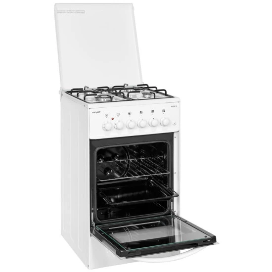 Großhandel 🎁 Exquisit Gasherd TGE 57-4 | Gas-Standherd | Gaskochfeld | 50 Liter Elektro-Garraum | Weiß ✔️ 4 Großhandel 🎁 Exquisit Gasherd TGE 57-4 | Gas-Standherd | Gaskochfeld | 50 Liter Elektro-Garraum | Weiß ✔️ – Bild 2