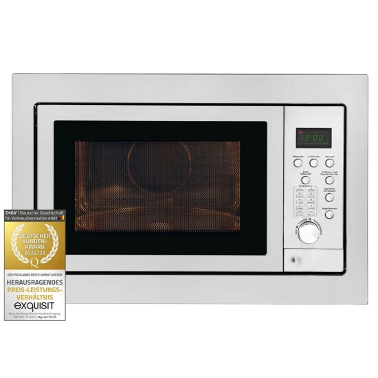 Rabatt 💯 Exquisit Einbaumikrowelle EMW 2539.1 HI | 900 Watt | Grill | Edelstahl 💯 3 Rabatt 💯 Exquisit Einbaumikrowelle EMW 2539.1 HI | 900 Watt | Grill | Edelstahl 💯