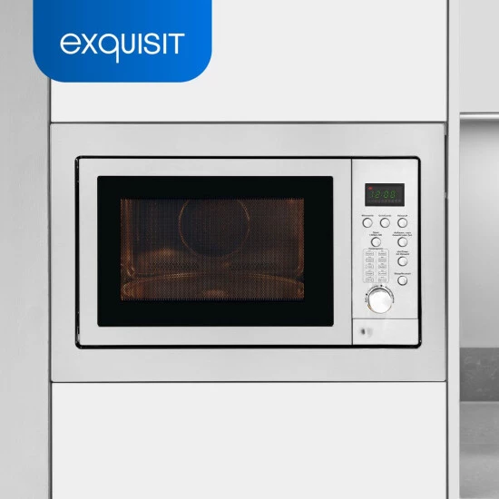 Rabatt 💯 Exquisit Einbaumikrowelle EMW 2539.1 HI | 900 Watt | Grill | Edelstahl 💯 4 Rabatt 💯 Exquisit Einbaumikrowelle EMW 2539.1 HI | 900 Watt | Grill | Edelstahl 💯 – Bild 2