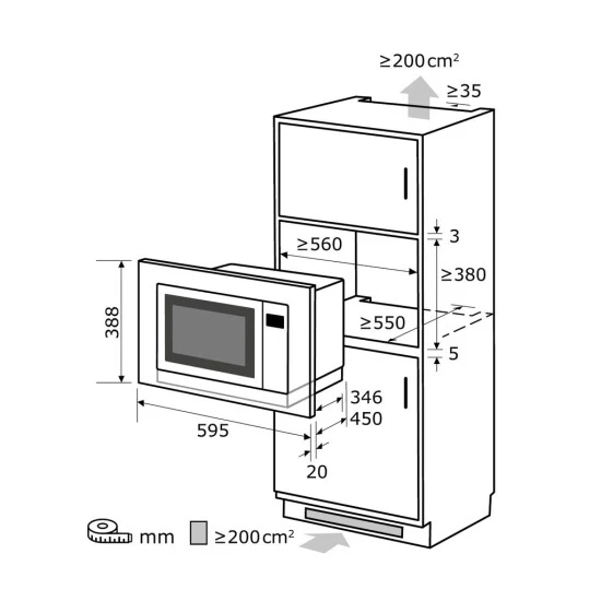 Rabatt 💯 Exquisit Einbaumikrowelle EMW 2539.1 HI | 900 Watt | Grill | Edelstahl 💯 8 Rabatt 💯 Exquisit Einbaumikrowelle EMW 2539.1 HI | 900 Watt | Grill | Edelstahl 💯 – Bild 6
