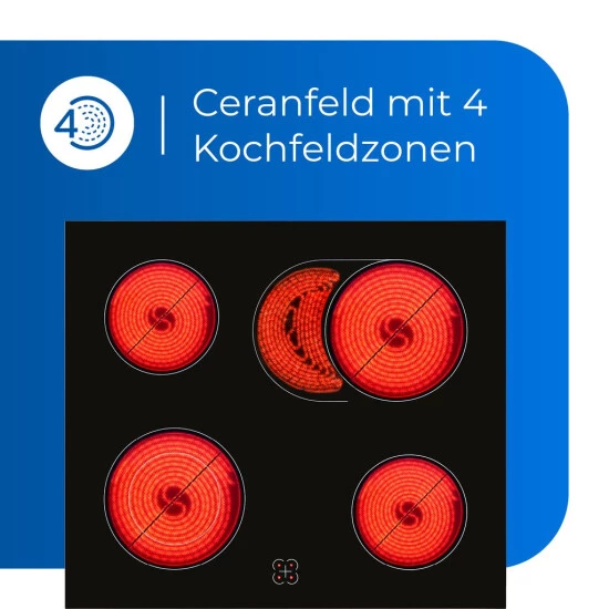 Budget 😀 Exquisit EHE 156-2.1 UBZ-Set Einbauherd | 59 L Volumen | Glaskeramikkochfeld | Edelstahl 🌟 5 Budget 😀 Exquisit EHE 156-2.1 UBZ-Set Einbauherd | 59 L Volumen | Glaskeramikkochfeld | Edelstahl 🌟 – Bild 3