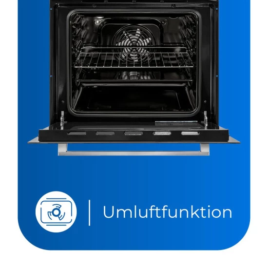 Budget 😀 Exquisit EHE 156-2.1 UBZ-Set Einbauherd | 59 L Volumen | Glaskeramikkochfeld | Edelstahl 🌟 6 Budget 😀 Exquisit EHE 156-2.1 UBZ-Set Einbauherd | 59 L Volumen | Glaskeramikkochfeld | Edelstahl 🌟 – Bild 4