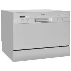 Coupon 😉 Exquisit Exqusit Geschirrspüler GSP206-030F Silber | Standgerät, Tischgerät | 6 Maßgedecke | Silber ⭐