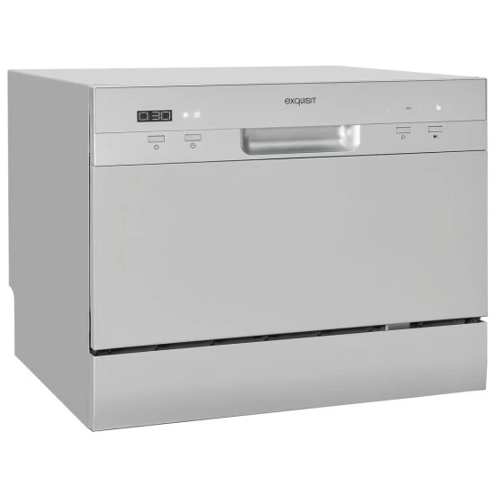 Coupon 😉 Exquisit Exqusit Geschirrspüler GSP206-030F Silber | Standgerät, Tischgerät | 6 Maßgedecke | Silber ⭐ 3 Coupon 😉 Exquisit Exqusit Geschirrspüler GSP206-030F Silber | Standgerät, Tischgerät | 6 Maßgedecke | Silber ⭐