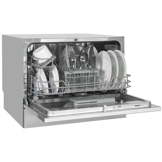 Coupon 😉 Exquisit Exqusit Geschirrspüler GSP206-030F Silber | Standgerät, Tischgerät | 6 Maßgedecke | Silber ⭐ 4 Coupon 😉 Exquisit Exqusit Geschirrspüler GSP206-030F Silber | Standgerät, Tischgerät | 6 Maßgedecke | Silber ⭐ – Bild 2