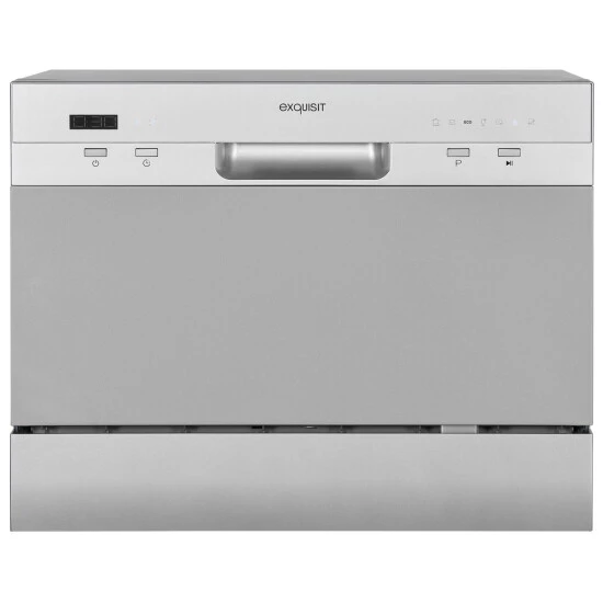 Coupon 😉 Exquisit Exqusit Geschirrspüler GSP206-030F Silber | Standgerät, Tischgerät | 6 Maßgedecke | Silber ⭐ 6 Coupon 😉 Exquisit Exqusit Geschirrspüler GSP206-030F Silber | Standgerät, Tischgerät | 6 Maßgedecke | Silber ⭐ – Bild 4