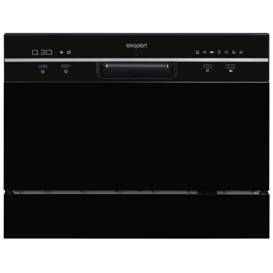 Neu 😍 Exquisit Exqusit Geschirrspüler GSP206-030F Schwarz | Standgerät, Tischgerät | 6 Maßgedecke | Schwarz ❤️ 6 Neu 😍 Exquisit Exqusit Geschirrspüler GSP206-030F Schwarz | Standgerät, Tischgerät | 6 Maßgedecke | Schwarz ❤️ – Bild 4