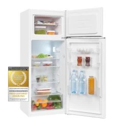 Billig 🥰 Exquisit Kühl- Und Gefrierkombination KGC270-45-040E Weiss | Standgerät | 206 L Volumen | Weiß 🛒