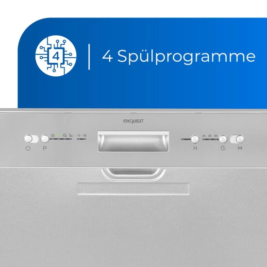 Großhandel 😀 Exquisit Einbaugeschirrspüler EGSP6012-EB-030E Inox | Teilintegriert | 12 Gedecke | Inox ✨ 7 Großhandel 😀 Exquisit Einbaugeschirrspüler EGSP6012-EB-030E Inox | Teilintegriert | 12 Gedecke | Inox ✨ – Bild 5