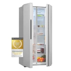 Rabatt ✨ Exquisit Side-by-Side SBS46-010F Inoxlook | Standgerät | 441 L Volumen | Inoxlook 🔥