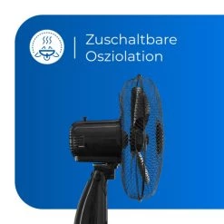 Neu 🎁 Exquisit Tischventilator VT 35083 Sw | Pianokey | 50 Watt | Oszillation | Schwarz 👍 -Exquisit Verkaufsladen unnamed file 1489