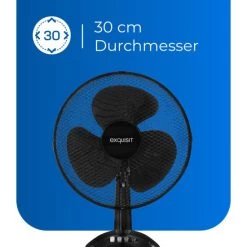 Neu 🎁 Exquisit Tischventilator VT 35083 Sw | Pianokey | 50 Watt | Oszillation | Schwarz 👍 -Exquisit Verkaufsladen unnamed file 1490