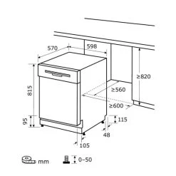 Am billigsten 🤩 Exquisit Geschirrspüler EGSP6112-EF-030E Inox | Einbaugeschirrspüler | 12 Maßgedecke | Inox 💯 -Exquisit Verkaufsladen unnamed file 1511