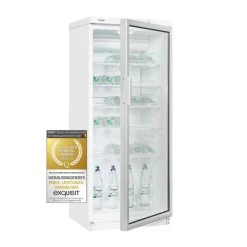 Budget 😍 Exquisit Glastürkühlschrank GKS290-GT-280E Weiss | 290 L Nutzinhalt | Weiß ✔️