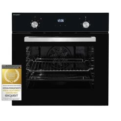 Rabatt 💯 Exquisit EBE 657-2H Sw Elektro-Einbaubackofen | Grill | Timer | Heißluft | Ober-/Unterhitze | Schwarz 🥰