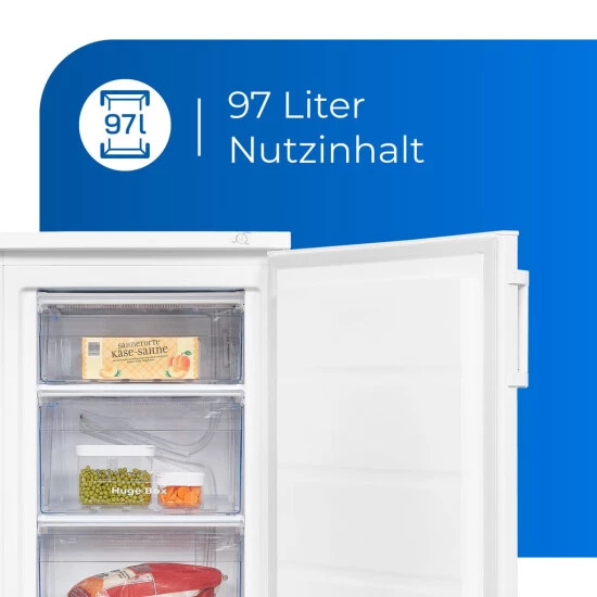Neu ✔️ Exquisit Gefrierschrank GS81-H-010E Weiss | 85 L Nutzinhalt | Weiß 🌟 5 Neu ✔️ Exquisit Gefrierschrank GS81-H-010E Weiss | 85 L Nutzinhalt | Weiß 🌟 – Bild 3