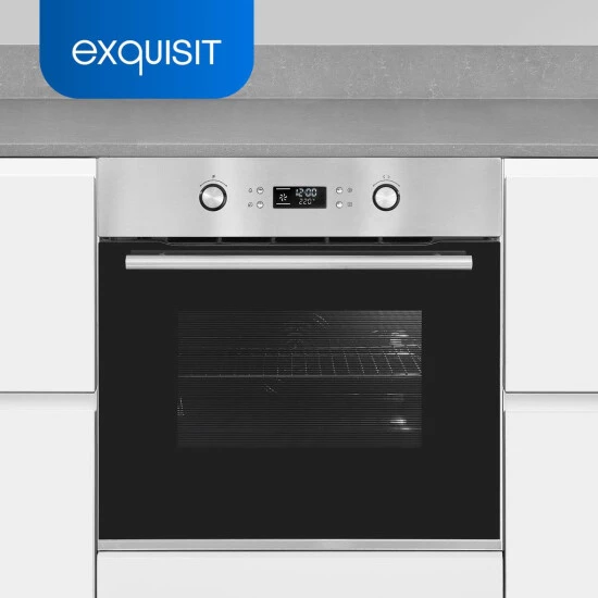 Aktion ❤️ Exquisit Elektrobackofen EBEP 697-3 H | Pyrolyse | Inox-Glas 😉 4 Aktion ❤️ Exquisit Elektrobackofen EBEP 697-3 H | Pyrolyse | Inox-Glas 😉 – Bild 2