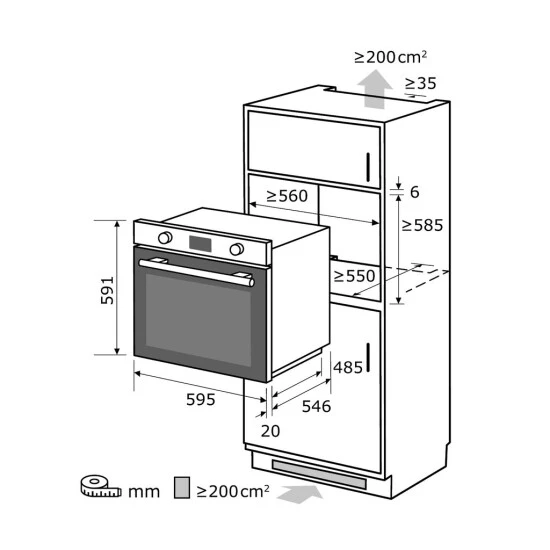 Aktion ❤️ Exquisit Elektrobackofen EBEP 697-3 H | Pyrolyse | Inox-Glas 😉 9 Aktion ❤️ Exquisit Elektrobackofen EBEP 697-3 H | Pyrolyse | Inox-Glas 😉 – Bild 7