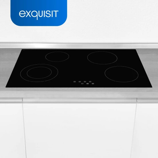 Brandneu ❤️ Exquisit Kochfeld EKC801-5Z | Glaskeramik | Touch Control | 4 Kochstellen | Rahmenlos | 7000 W 🤩 4 Brandneu ❤️ Exquisit Kochfeld EKC801-5Z | Glaskeramik | Touch Control | 4 Kochstellen | Rahmenlos | 7000 W 🤩 – Bild 2