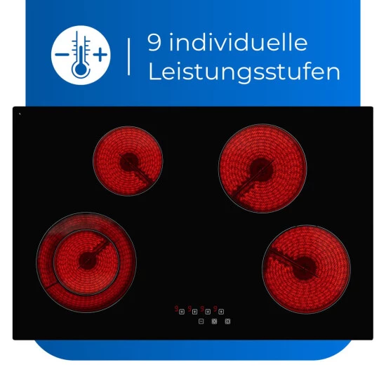 Brandneu ❤️ Exquisit Kochfeld EKC801-5Z | Glaskeramik | Touch Control | 4 Kochstellen | Rahmenlos | 7000 W 🤩 7 Brandneu ❤️ Exquisit Kochfeld EKC801-5Z | Glaskeramik | Touch Control | 4 Kochstellen | Rahmenlos | 7000 W 🤩 – Bild 5