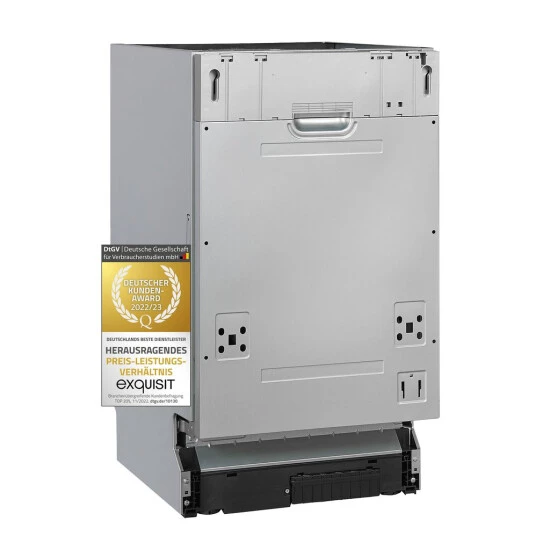 Auslauf 🥰 Exquisit Einbaugeschirrspüler EGSP1009-E-030E Silber | Vollintegriert | 9 Gedecke | Silber 🛒 3 Auslauf 🥰 Exquisit Einbaugeschirrspüler EGSP1009-E-030E Silber | Vollintegriert | 9 Gedecke | Silber 🛒