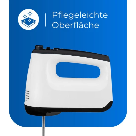 Aktion 😍 Exquisit MH 3003 We | Handmixer | 400 Watt | Turbofunktion | Weiß 🛒 6 Aktion 😍 Exquisit MH 3003 We | Handmixer | 400 Watt | Turbofunktion | Weiß 🛒 – Bild 4