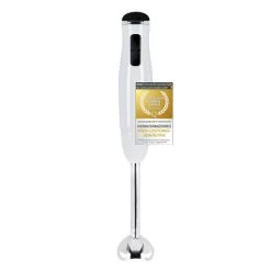 Blitzangebot 😍 Exquisit Stabmixer MS 3003 WE | Edelstahlmesser | 400 Watt | Einfache Reinigung | Ergonomischer Griff | 2 Leistungsstufen 🌟