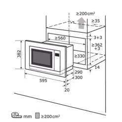 Auslauf ❤️ Exquisit Einbau-Mikrowelle EMW 1770-G-D-030 Schwarz | 700 W | 17 L | Schwarz 👏 -Exquisit Verkaufsladen unnamed file 1726