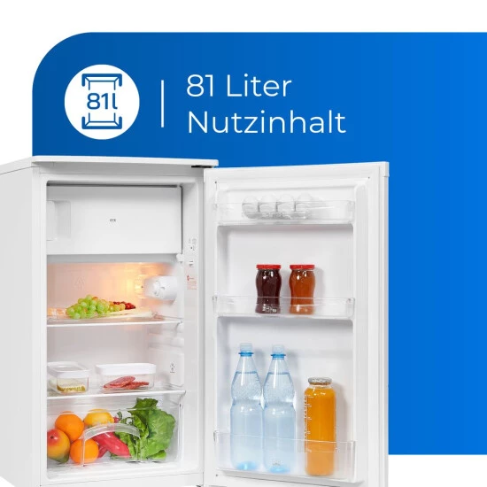 Neu 🔔 Exquisit Kühlschrank KS5117-3-040E Weiss | 81 L Nutzinhalt | Weiß ✔️ 5 Neu 🔔 Exquisit Kühlschrank KS5117-3-040E Weiss | 81 L Nutzinhalt | Weiß ✔️ – Bild 3
