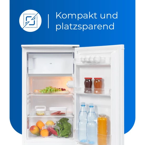 Neu 🔔 Exquisit Kühlschrank KS5117-3-040E Weiss | 81 L Nutzinhalt | Weiß ✔️ 6 Neu 🔔 Exquisit Kühlschrank KS5117-3-040E Weiss | 81 L Nutzinhalt | Weiß ✔️ – Bild 4