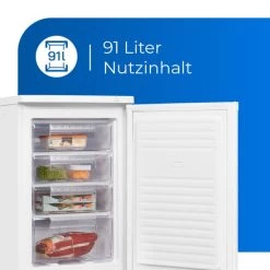 Angebote 🔥 Exquisit Gefrierschrank GS512-040E Weiss | 91 L Nutzinhalt | Weiß ✔️ -Exquisit Verkaufsladen unnamed file 1735