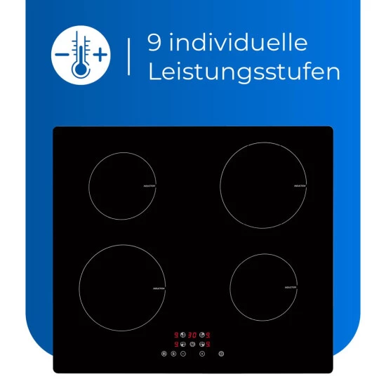 Brandneu 🧨 Exquisit Kochfeld EKI 601-2 | Induktion | Touch Control | 4 Kochstellen | Rahmenlos | 7000 W 🧨 7 Brandneu 🧨 Exquisit Kochfeld EKI 601-2 | Induktion | Touch Control | 4 Kochstellen | Rahmenlos | 7000 W 🧨 – Bild 5