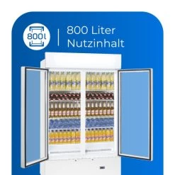 Bester Verkauf 🌟 Exquisit Getränkekühlschrank CD 1010 FN | 800L Fassungsvermögen | Weiß 🧨 -Exquisit Verkaufsladen unnamed file 1763