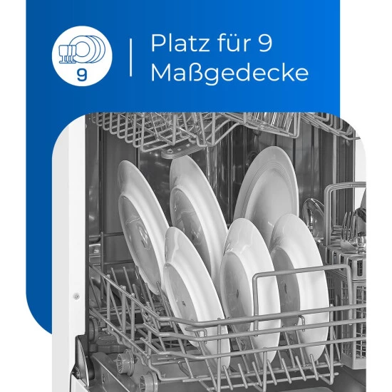 Bester Verkauf ✔️ Exquisit Geschirrspüler GSP9309-030E Weiss | 9 Maßgedecke | 7 Spülprogramme 🎉 6 Bester Verkauf ✔️ Exquisit Geschirrspüler GSP9309-030E Weiss | 9 Maßgedecke | 7 Spülprogramme 🎉 – Bild 4