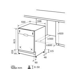 Schlussverkauf ⭐ Exquisit Einbaugeschirrspüler EGSP1012-E-030E Silber | Vollintegriert | 12 Gedecke | Silber ✨ -Exquisit Verkaufsladen unnamed file 1836