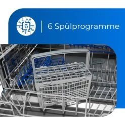 Angebote 😍 Exquisit Einbaugeschirrspüler EGSP1060-E-030F Schwarz | Vollintegriert | 6 Gedecke | Schwarz 🔔 -Exquisit Verkaufsladen unnamed file 1849